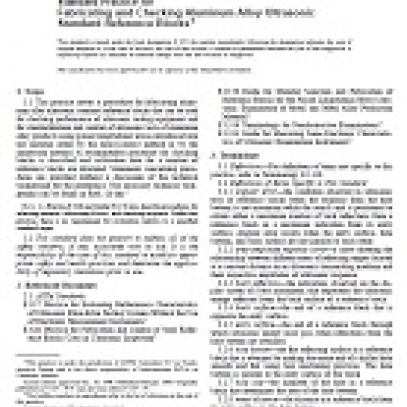 ASTM E127-98