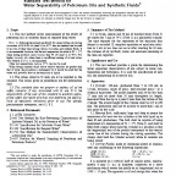 ASTM D1401-98