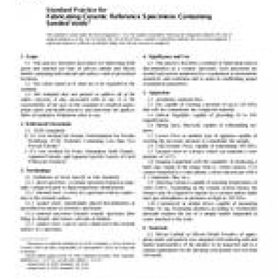 ASTM C1212-98