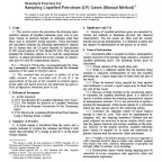 ASTM D1265-97