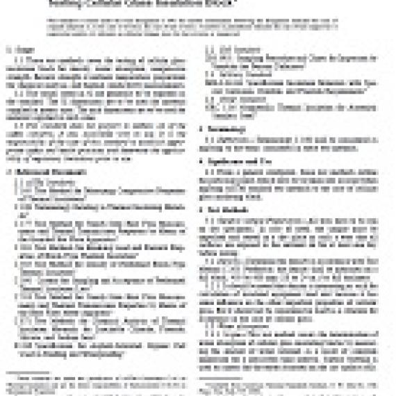 ASTM C240-97