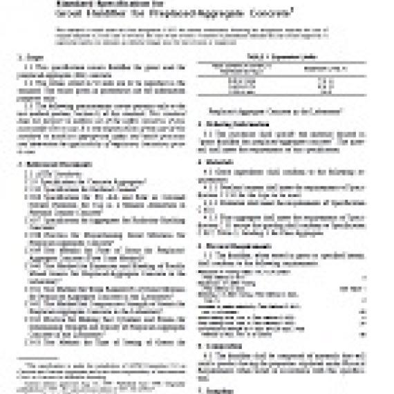 ASTM C937-97