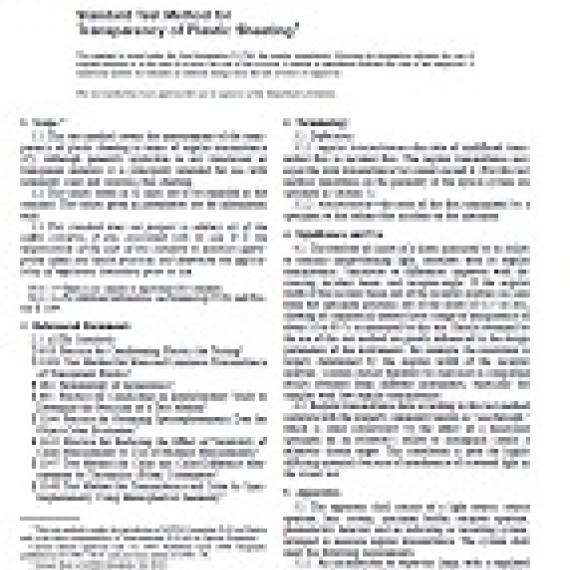 ASTM D1746-97