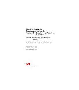 API MPMS Chapter 12.1 Part 2 (R2011)
