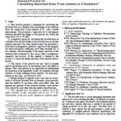 ASTM E666-97