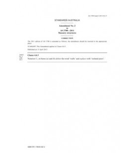 AS 3700-2011 Amd 2:2015                        [ Superseded ]