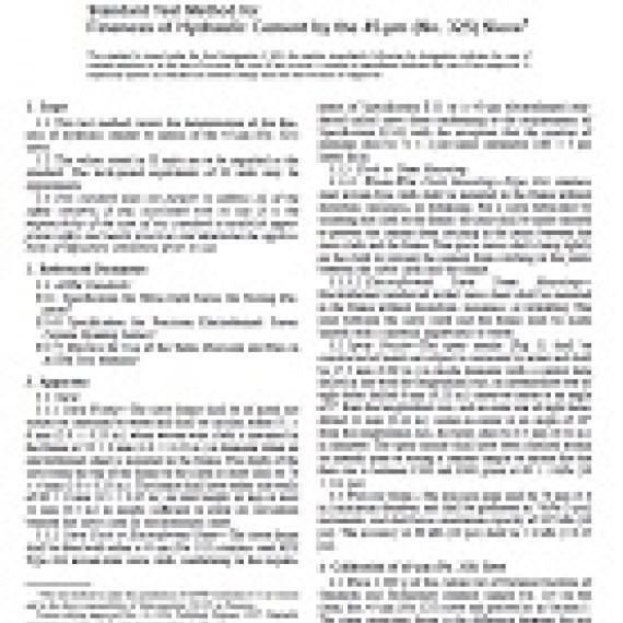 ASTM C430-96