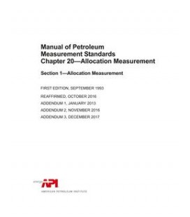 API MPMS Chapter 20.1 (R2016)