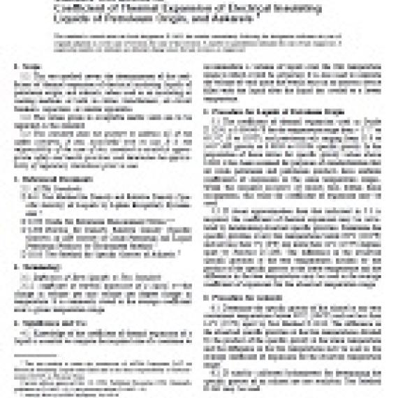 ASTM D1903-96