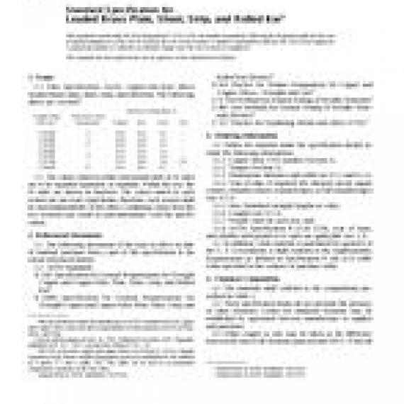 ASTM B121/B121M-95