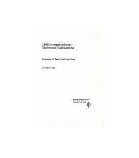 API INTERPRETATIONS 88