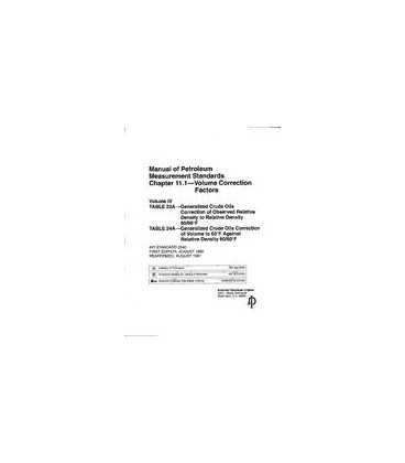 API MPMS Chapter 11.1-Volume IV