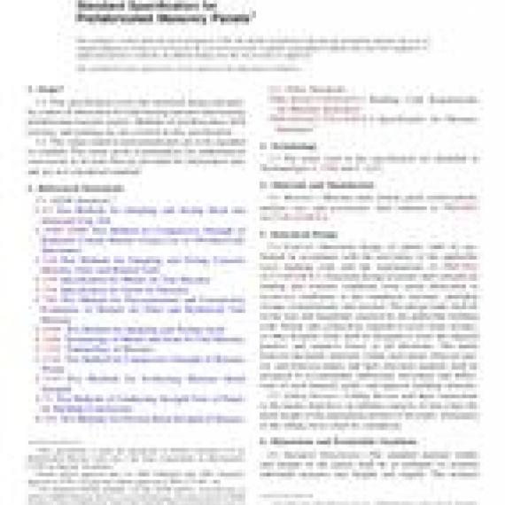 ASTM C901-09
