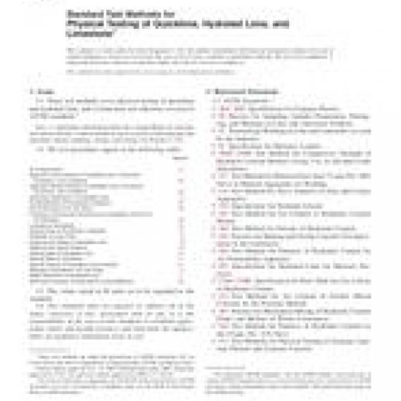 ASTM C110-05a