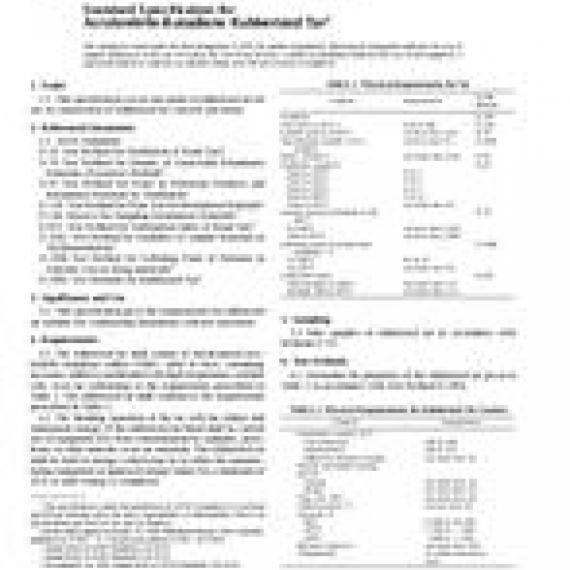 ASTM D2993-98