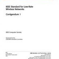IEEE 802.15.4-2015/Cor 1-2018