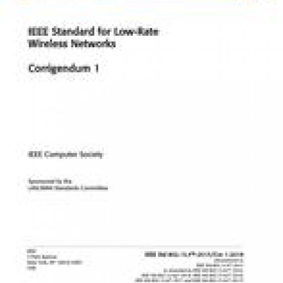 IEEE 802.15.4-2015/Cor 1-2018