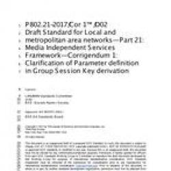 IEEE 802.21-2017/Cor 1-2017