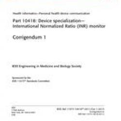 IEEE 11073-10418-2011/Cor 1-2015
