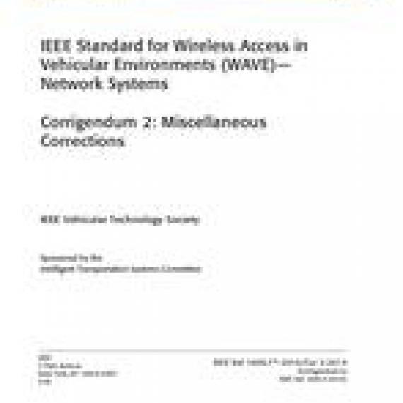 IEEE 1609.3-2010/Cor 2-2014