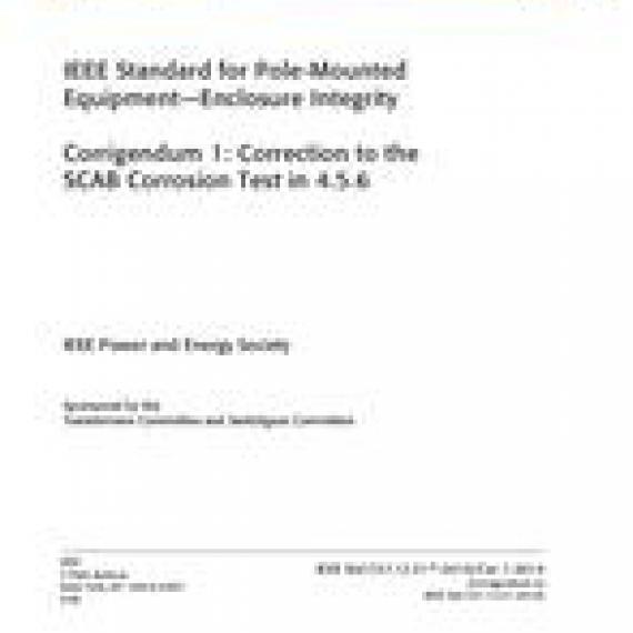 IEEE C57.12.31-2010/Cor 1-2014