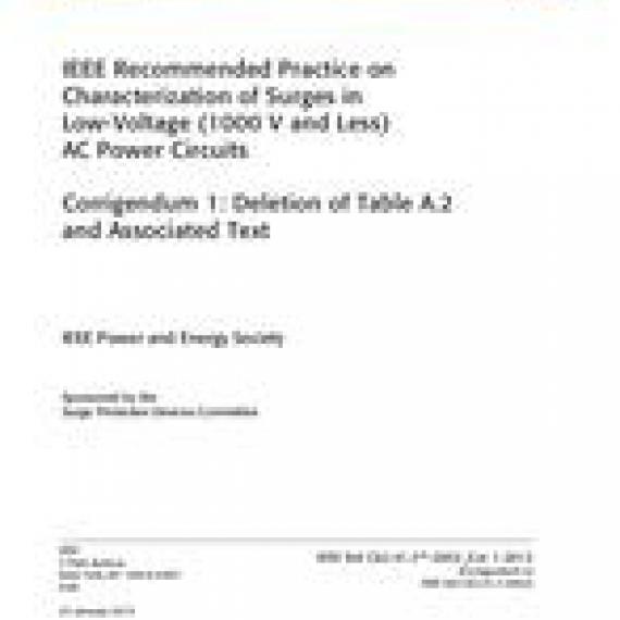 IEEE C62.41.2-2002/Cor 1-2012