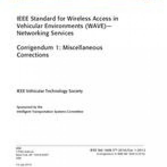 IEEE 1609.3-2010/Cor 1-2012