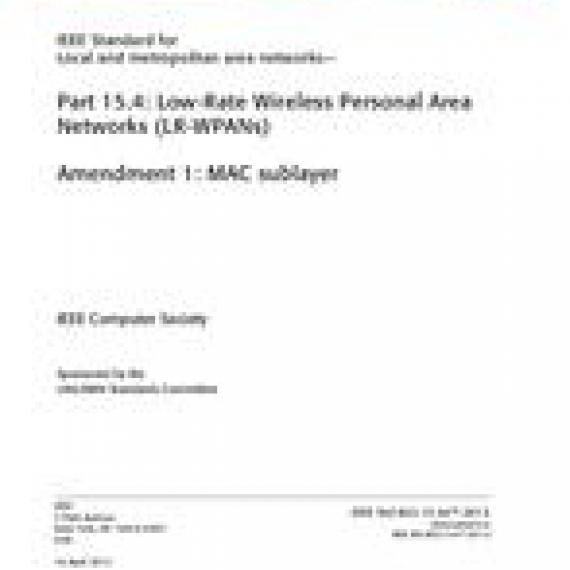 IEEE 802.15.4e-2012