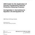 IEEE C37.110-2007/Cor 1-2010