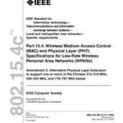 IEEE 802.15.4c-2009
