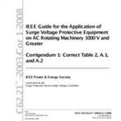 IEEE C62.21-2003/Cor 1-2008