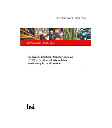 BS PD CEN ISO/TS 21176:2020