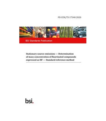 BS PD CEN/TS 17340:2020