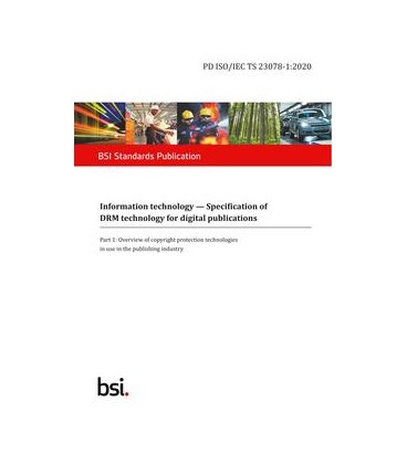 BS PD ISO/IEC TS 23078-1:2020