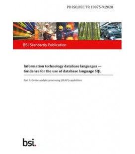 BS PD ISO/IEC TR 19075-9:2020