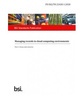 BS PD ISO/TR 22428-1:2020