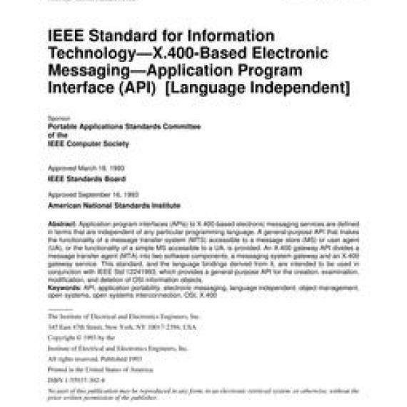 IEEE 1224.1-1993