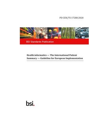 BS PD CEN/TS 17288:2020