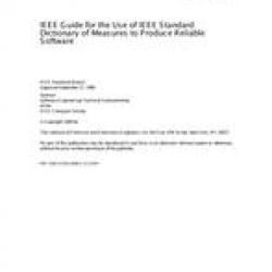 IEEE 982.2-1988