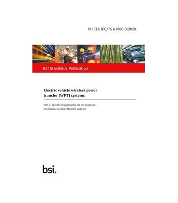 BS PD CLC IEC/TS 61980-3:2020
