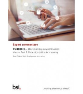 BS 8000-3:2020 EXPERT COMMENTARY