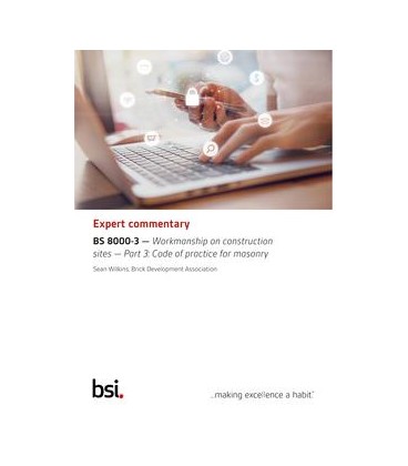 BS 8000-3:2020 EXPERT COMMENTARY