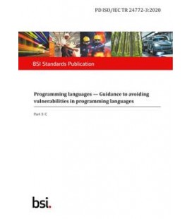 BS PD ISO/IEC TR 24772-3:2020