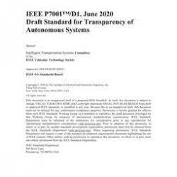 IEEE P7001