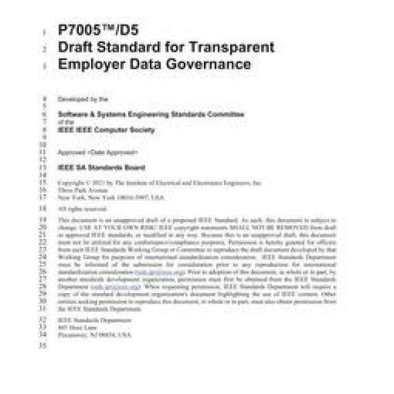IEEE P7005