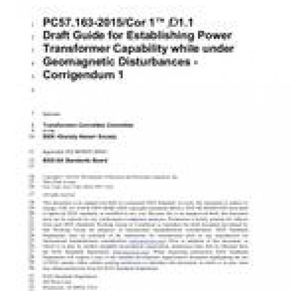 IEEE C57.163-2015/Cor 1-2016
