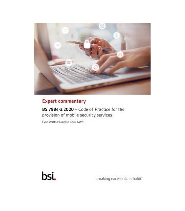 BS 7984-3:2020 EXPERT COMMENTARY
