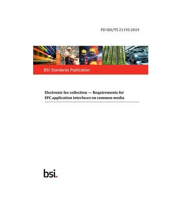 BS PD ISO/TS 21193:2019