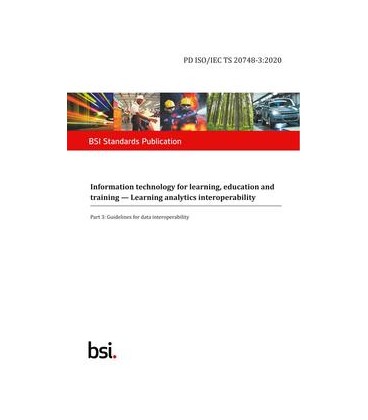 BS PD ISO/IEC TS 20748-3:2020