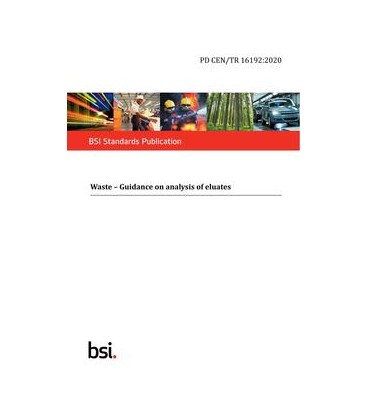 BS PD CEN/TR 16192:2020